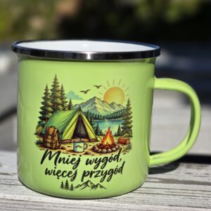 Kubek emaliowany stalowy Camping # 1