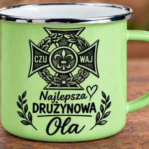 Kubek metalowy personalizowany harcerski # 3
