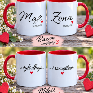 Kubek personalizowany dla pary młodej #2