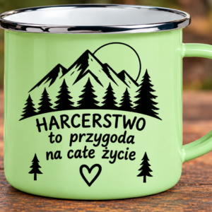 Kubek metalowy personalizowany harcerski # 1