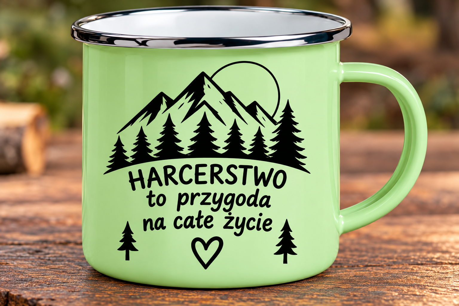Kubek metalowy personalizowany harcerski # 1