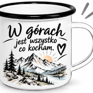 Kubek emaliowany stalowy Góry # 2